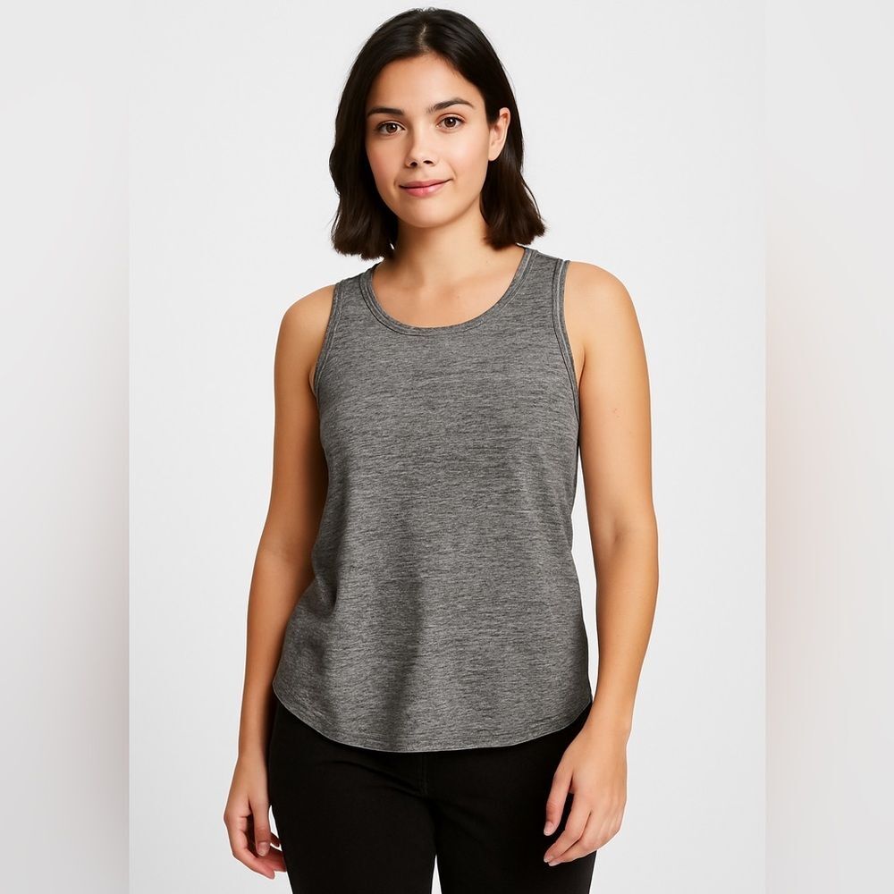 Armani Exchange Charcoal Tank Top – Women’s Size Medium